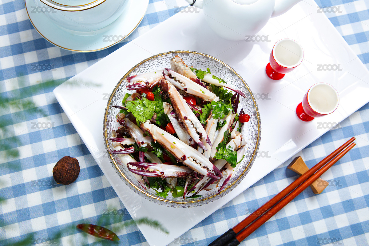 特色美食小吃涼拌梭子蟹鉗（主預(yù)覽-5797104） - 未分類 - 站酷設(shè)計(jì)師曇華碎影原創(chuàng)素材 - 站酷ZCOOL