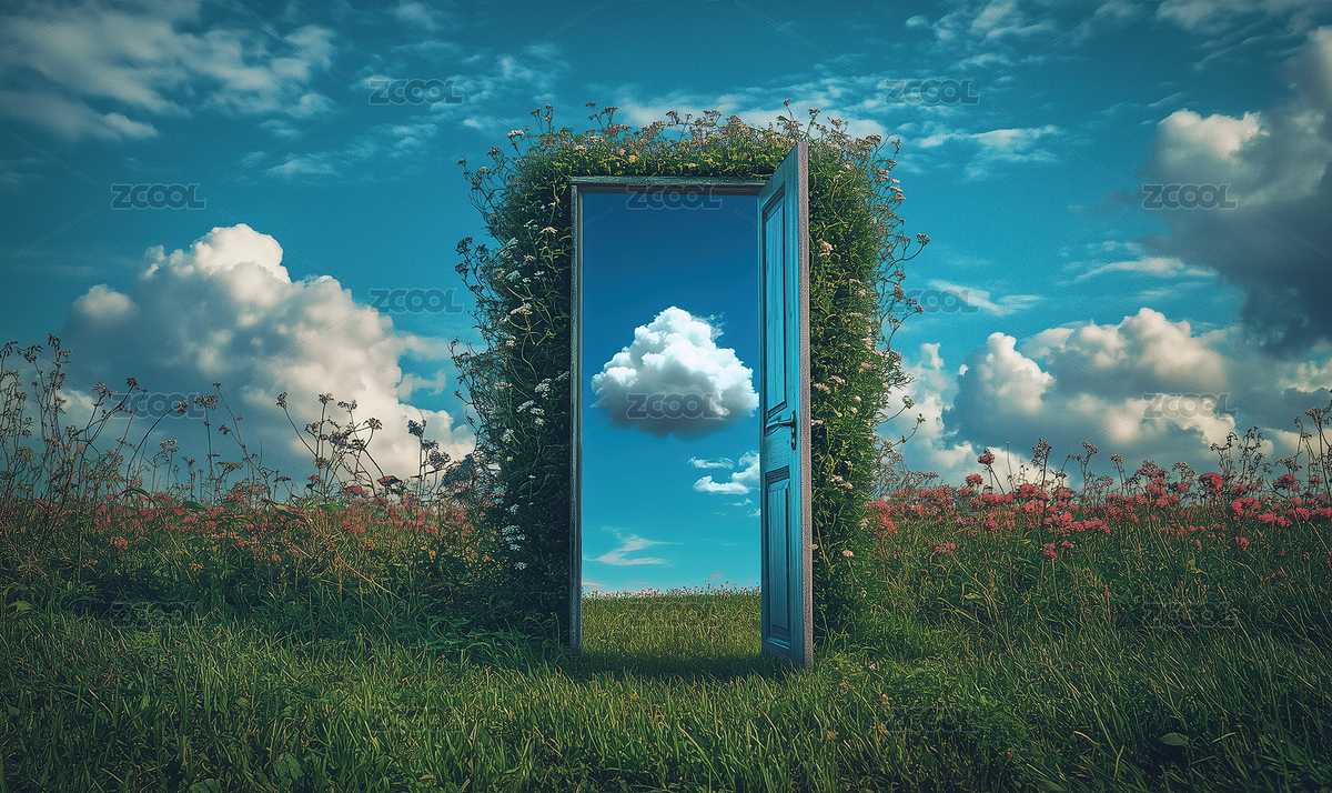 超現(xiàn)實的一扇門（主預(yù)覽-4749775） - 未分類 - 站酷設(shè)計師eightgold原創(chuàng)素材 - 站酷ZCOOL