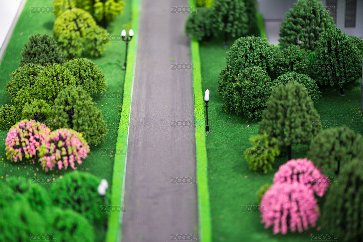 微縮的道路和路邊的綠化帶沙盤模型（主預(yù)覽-1569058） - 未分類 - 站酷設(shè)計師wenhuiwe原創(chuàng)素材 - 站酷ZCOOL