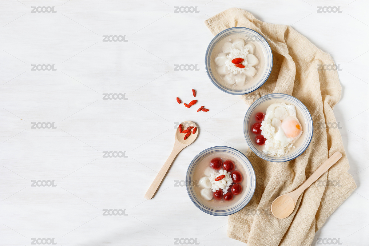 多個放在瓷碗里的中國四川成都小吃酒釀圓子（主預覽-7286255） - 未分類 - 站酷設計師樂樂的樂食原創(chuàng)素材 - 站酷ZCOOL