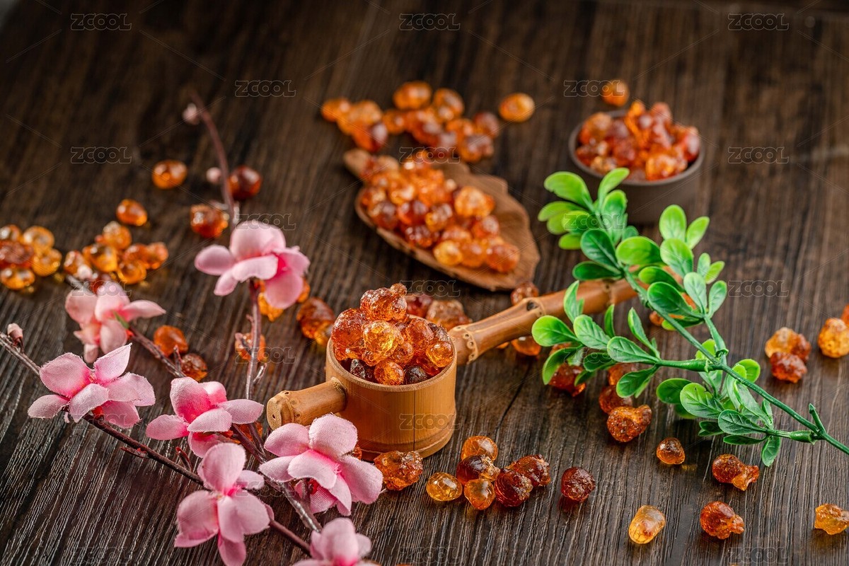 暗色調(diào)桌面上放著一些桃膠（主預(yù)覽-9082370） - 未分類 - 站酷設(shè)計(jì)師濤麟攝影原創(chuàng)素材 - 站酷ZCOOL