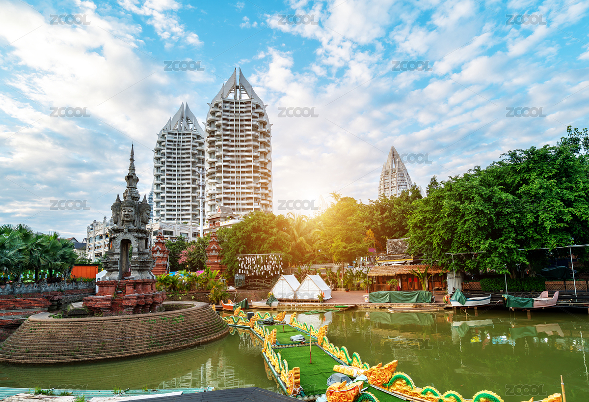 云南西双版纳傣族风格特色建筑（主预览-7651411） - 未分类 - 站酷设计师gyn9037原创素材 - 站酷ZCOOL