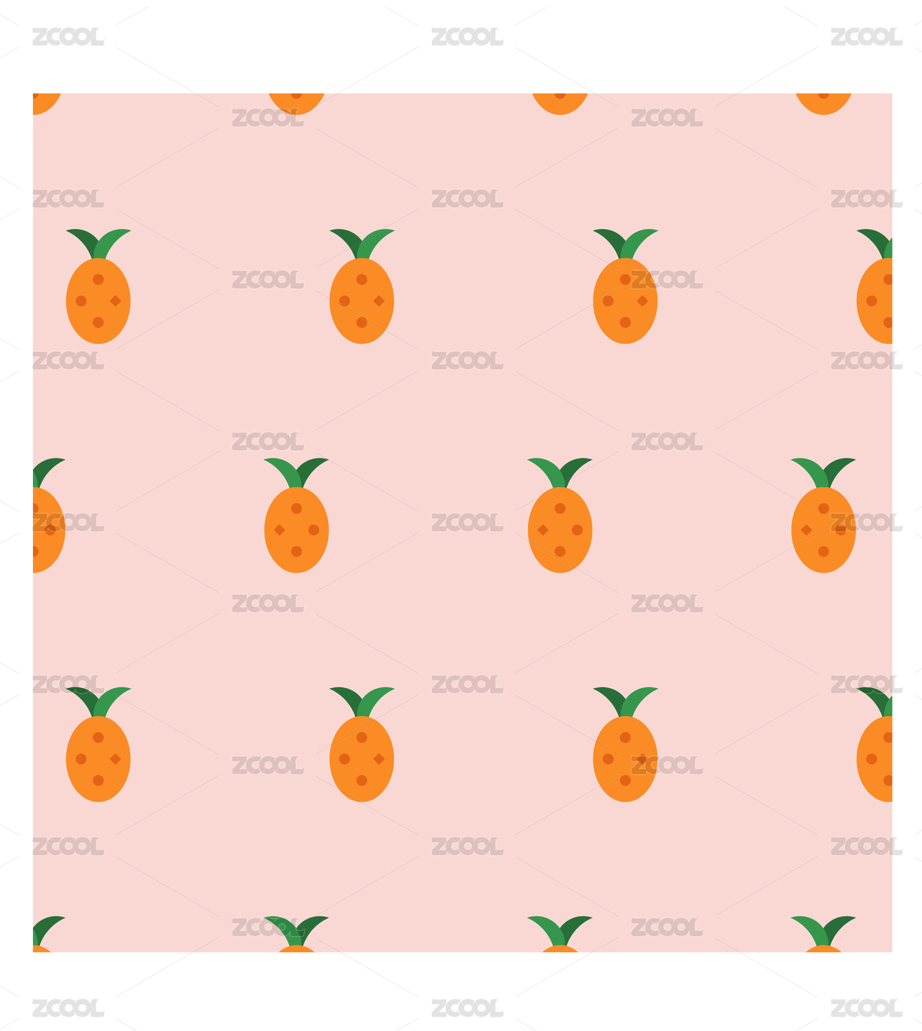 菠萝图案 / Pineapple Pattern