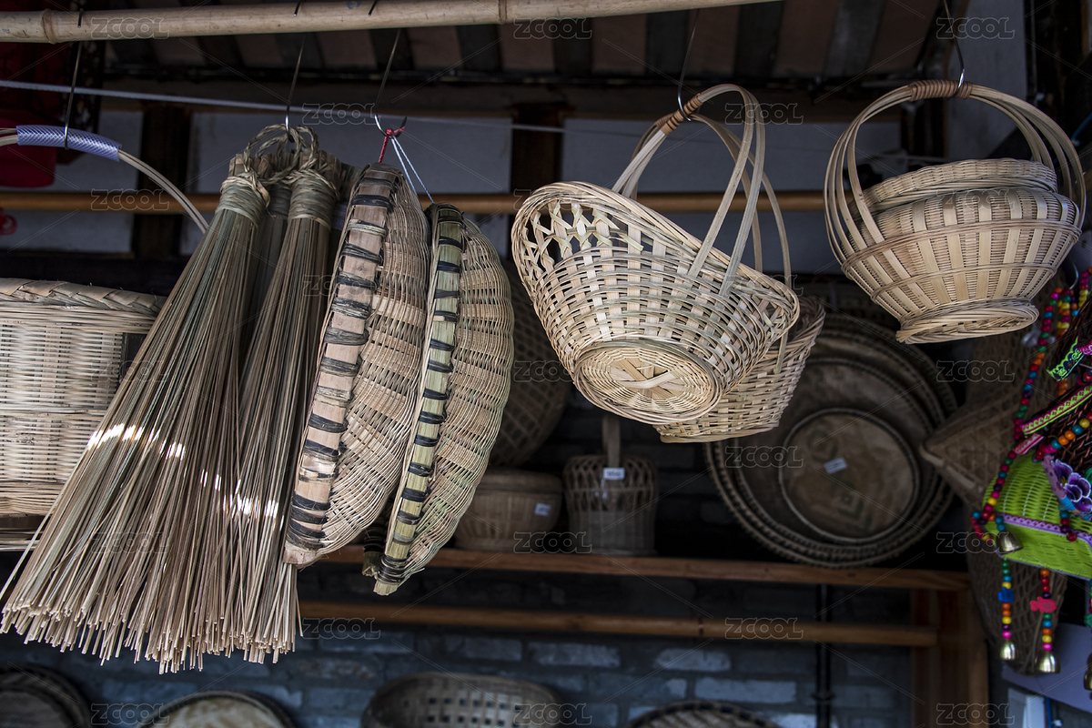 古镇老街竹编制品（主预览-8902050） - 未分类 - 站酷设计师行天涯_007原创素材 - 站酷ZCOOL