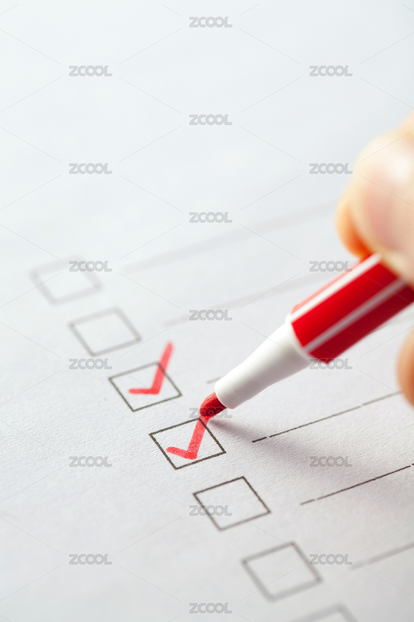 紅筆在項目計劃清單上打勾的特寫（主預(yù)覽-5118937） - 未分類 - 站酷設(shè)計師zhane_luk原創(chuàng)素材 - 站酷ZCOOL