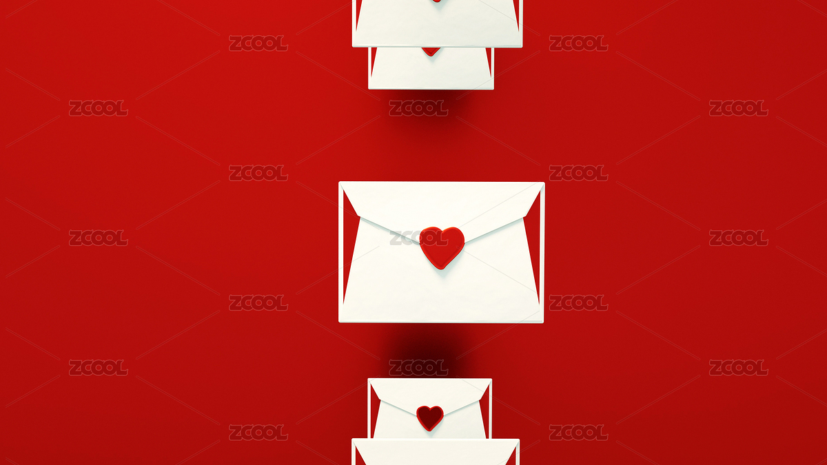 情人節(jié)、表白的情書(shū)三維場(chǎng)景（主預(yù)覽-7675412） - 未分類 - 站酷設(shè)計(jì)師WUWUDEFENSI原創(chuàng)素材 - 站酷ZCOOL