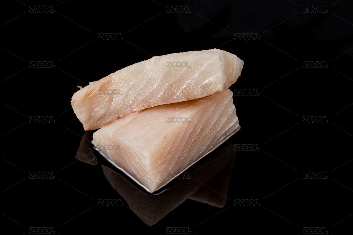 黑色背景上一盘日式料理鳕鱼块（主预览-8095866） - 未分类 - 站酷设计师众目摄影设计原创素材 - 站酷ZCOOL