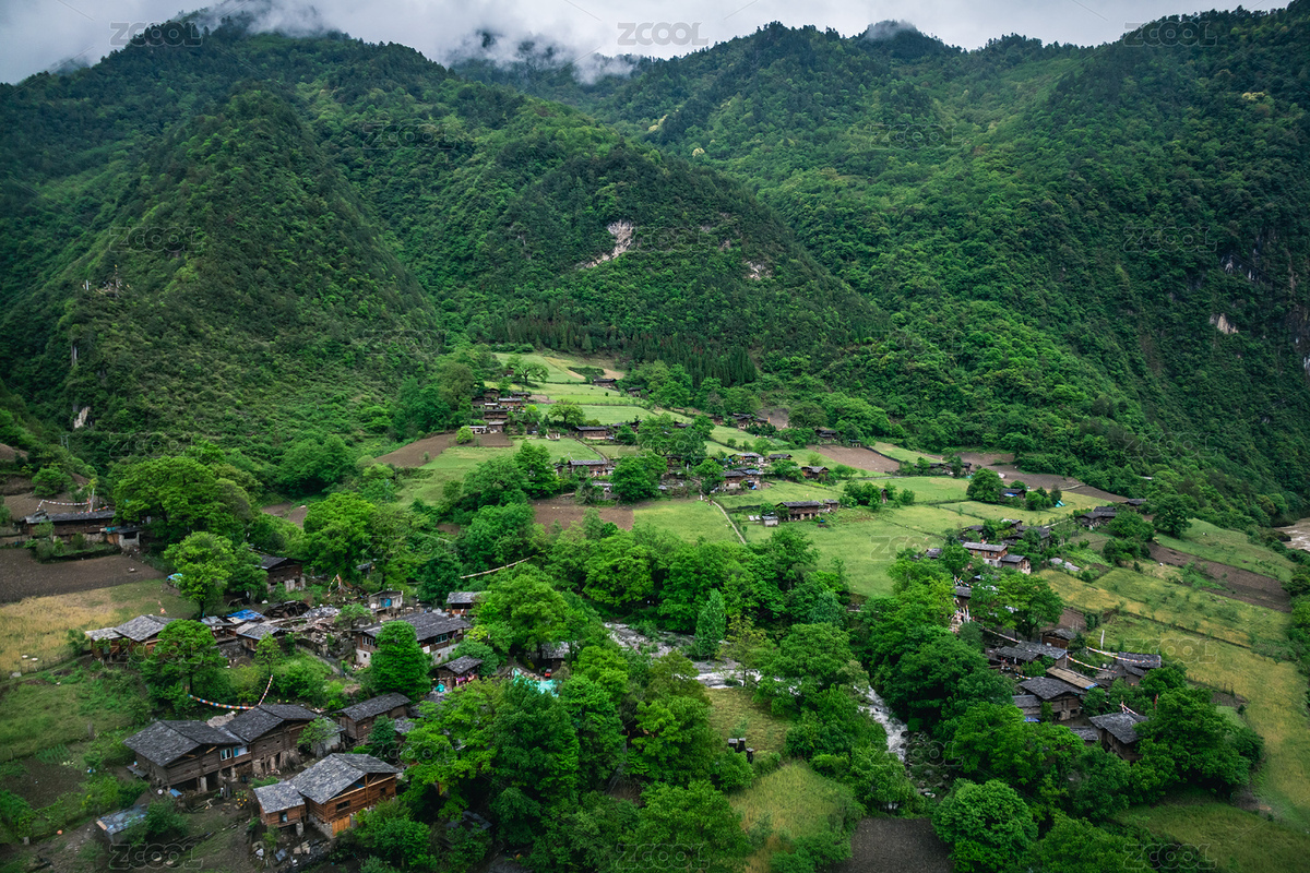 云南怒江州丙中洛霧里村航拍自然風(fēng)光（主預(yù)覽-8874384） - 未分類 - 站酷設(shè)計(jì)師陳小羊Timeline原創(chuàng)素材 - 站酷ZCOOL