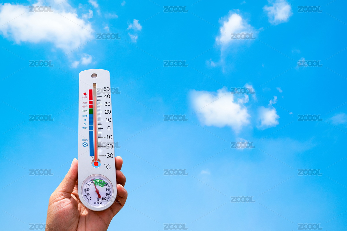 手拿着40度的温度计，夏季高温炎热酷暑（主预览-9341271） - 未分类 - 站酷设计师龙泉山小魔王原创素材 - 站酷ZCOOL