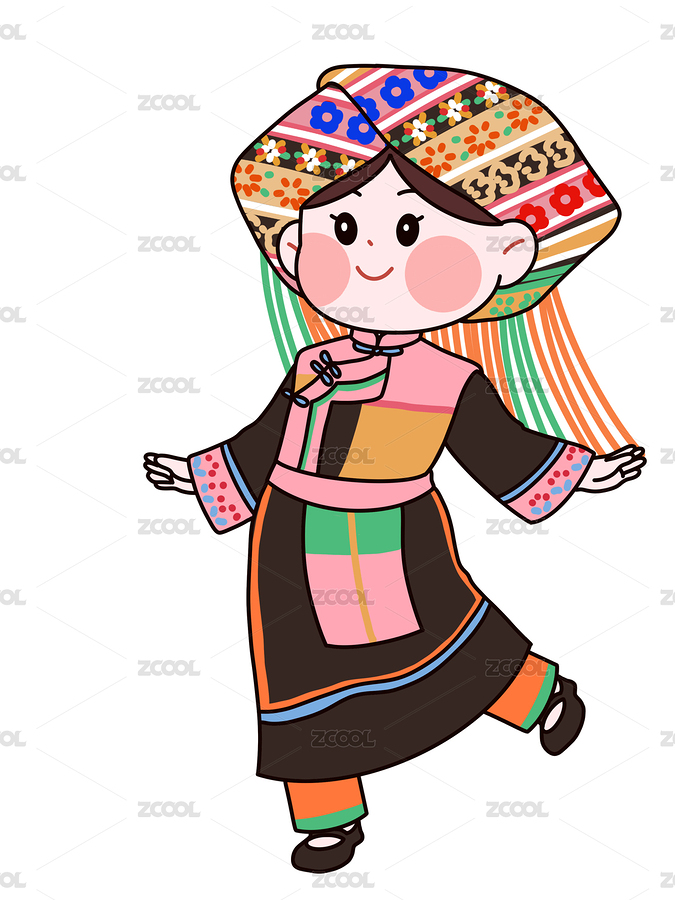 五十六個民族-傈僳族（主預(yù)覽-4706487） - 未分類 - 站酷設(shè)計師貍子菌原創(chuàng)素材 - 站酷ZCOOL