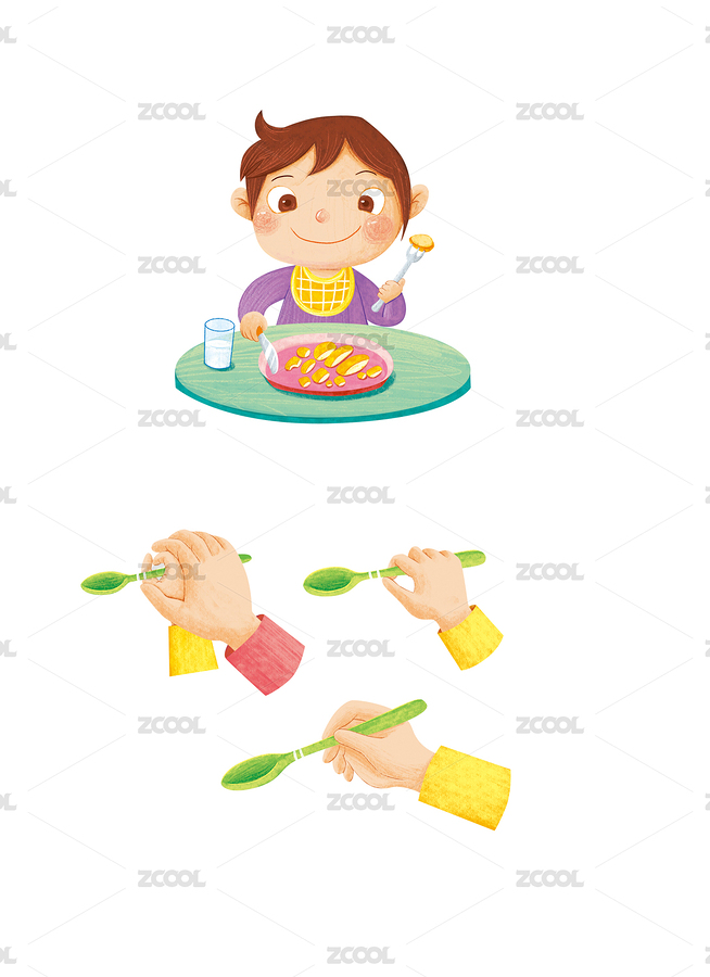寶寶一手拿著刀一手拿著叉正在進(jìn)食（主預(yù)覽-5836271） - 未分類 - 站酷設(shè)計(jì)師playthink原創(chuàng)素材 - 站酷ZCOOL