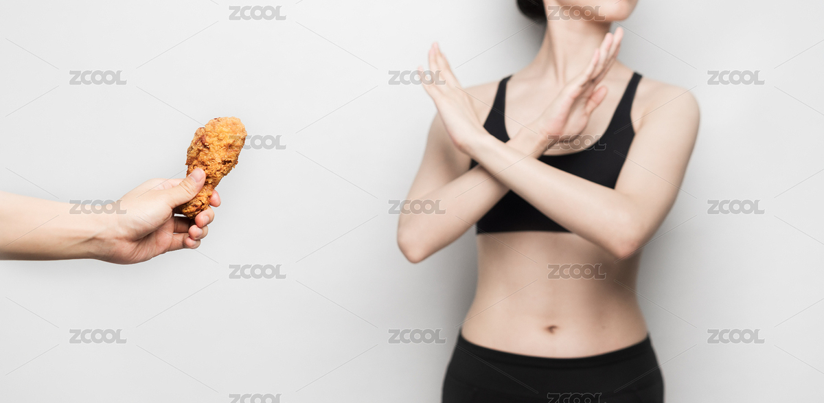 微胖人士拒絕伸過(guò)來(lái)的炸雞腿（主預(yù)覽-700471） - 未分類 - 站酷設(shè)計(jì)師Anciens原創(chuàng)素材 - 站酷ZCOOL