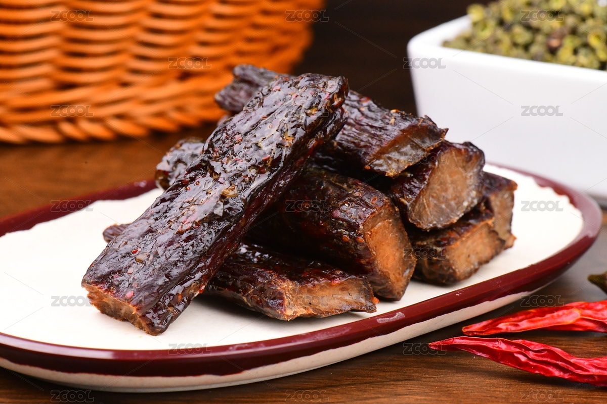 盘子上的麻辣风干肉（主预览-7636376） - 未分类 - 站酷设计师星际星雨原创素材 - 站酷ZCOOL