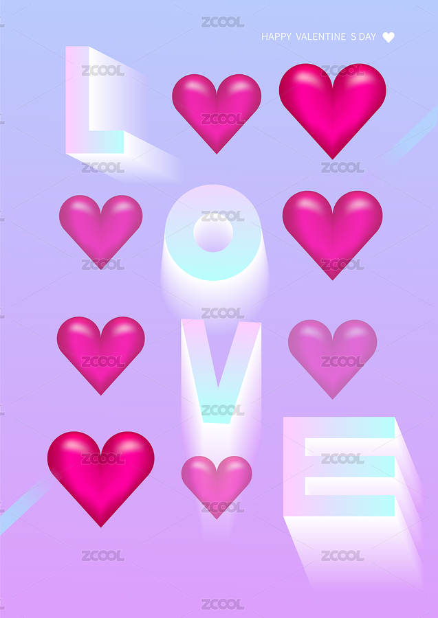 情人节 渐变 爱 爱心 banner posters invitation Valentines day sale background with balloons heart pattern 爱情 插图 海报 招贴 广告 214 2月14 七夕 love 气球 模板（主预览-7450600） - 未分类 - 站酷设计师viviroper原创素材 - 站酷ZCOOL