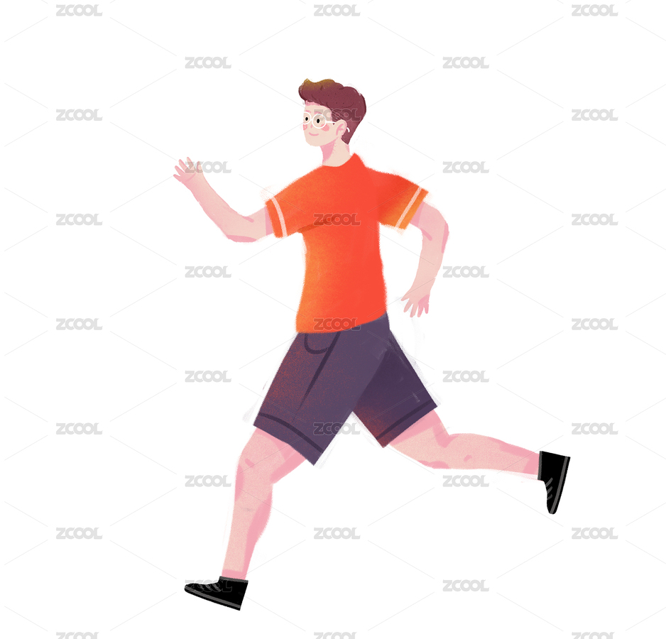 全民健身日正在跑步運動的人（主預覽-5266491） - 未分類 - 站酷設計師果粒Life原創(chuàng)素材 - 站酷ZCOOL