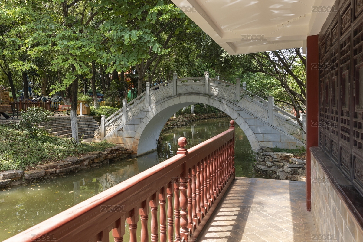 中國云南開遠瀘江公園小橋流水園林景觀（主預覽-8290230） - 未分類 - 站酷設計師原野三月原創(chuàng)素材 - 站酷ZCOOL
