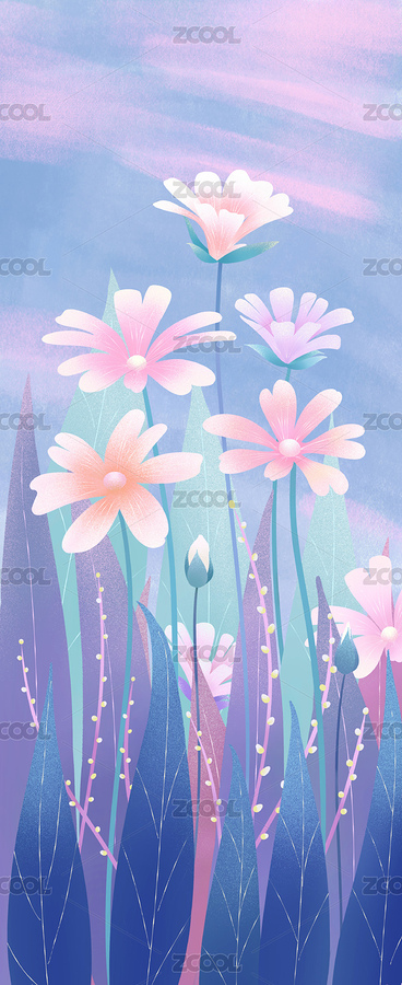植物花草壁紙（主預(yù)覽-8274314） - 未分類 - 站酷設(shè)計(jì)師畫畫的寂陽(yáng)JIYANG原創(chuàng)素材 - 站酷ZCOOL