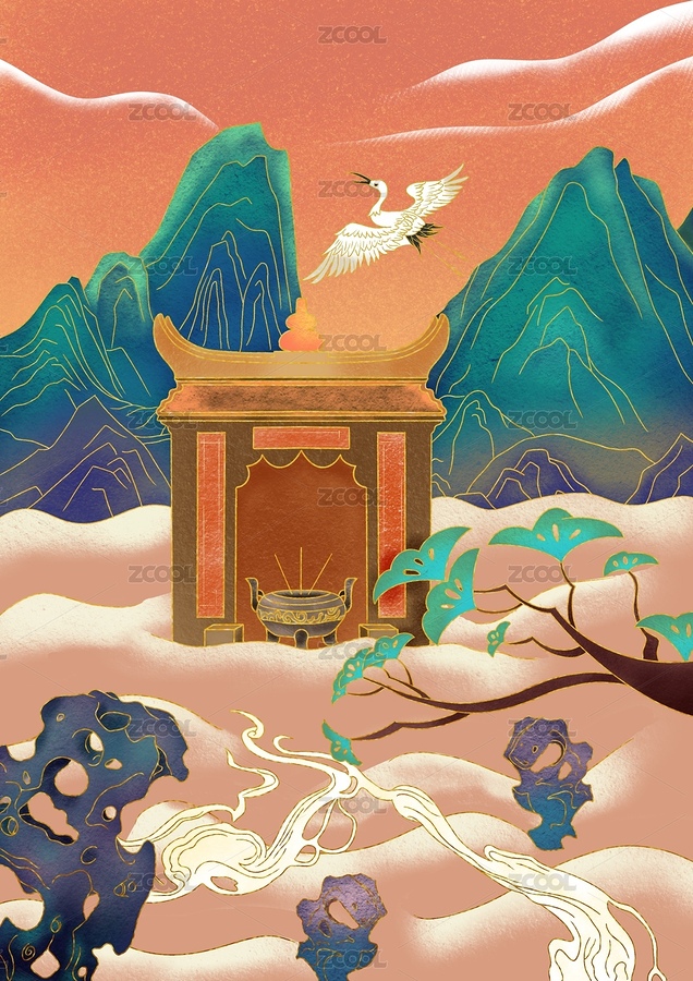 國風插畫（主預覽-3762226） - 未分類 - 站酷設計師菖暮原創(chuàng)素材 - 站酷ZCOOL