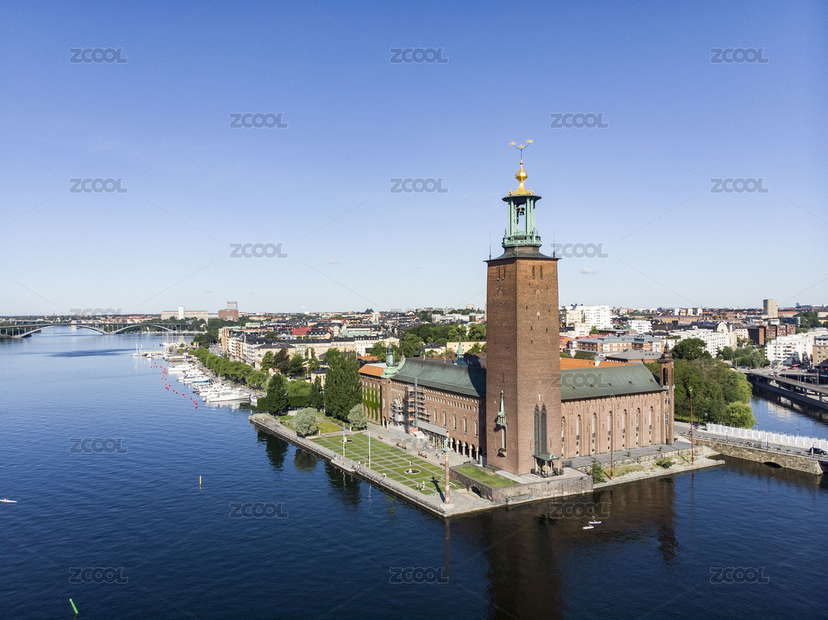 瑞典斯德哥爾摩市政廳航拍（主預(yù)覽-5814021） - 未分類(lèi) - 站酷設(shè)計(jì)師Galapagos原創(chuàng)素材 - 站酷ZCOOL