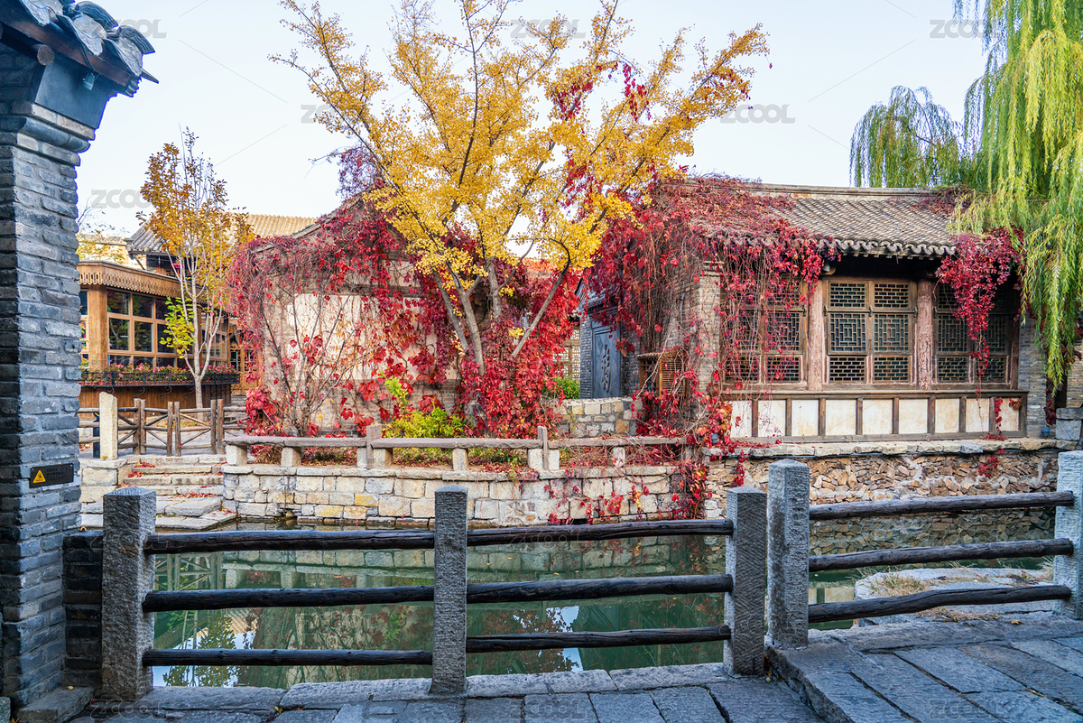 中國北京密云古北水鎮(zhèn)秋色秋天紅葉枕河人家（主預(yù)覽-4845727） - 未分類 - 站酷設(shè)計師calvin99原創(chuàng)素材 - 站酷ZCOOL