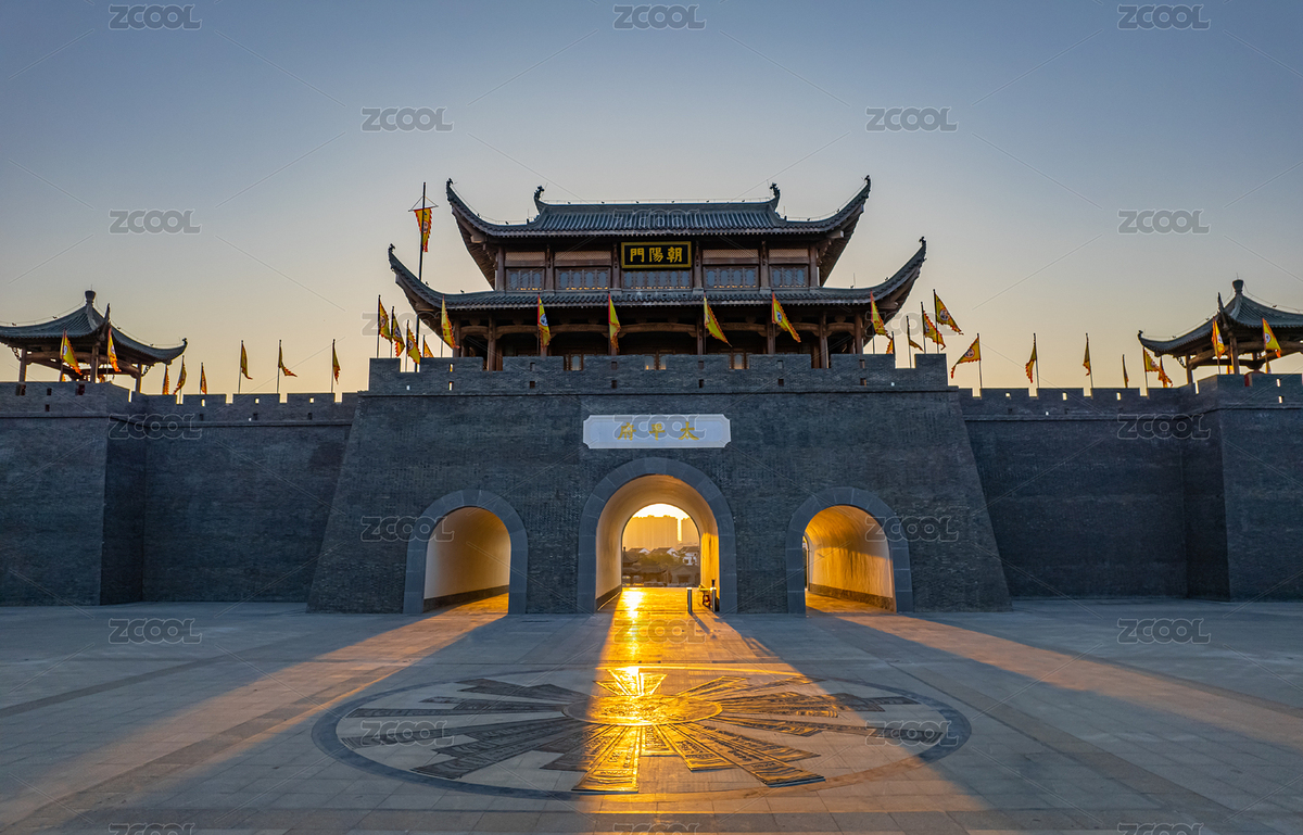 廣西崇左太平古城夕陽落日建筑風(fēng)光航拍（主預(yù)覽-1715752） - 未分類 - 站酷設(shè)計師長白印象原創(chuàng)素材 - 站酷ZCOOL