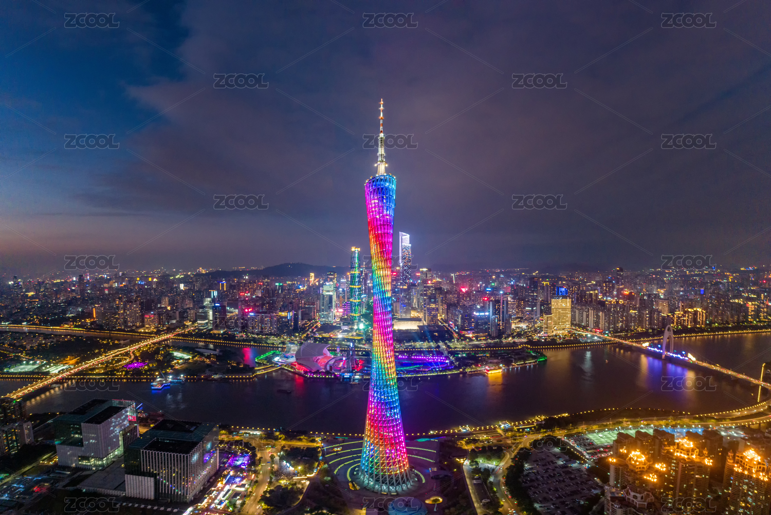 广州中轴线夜景-1