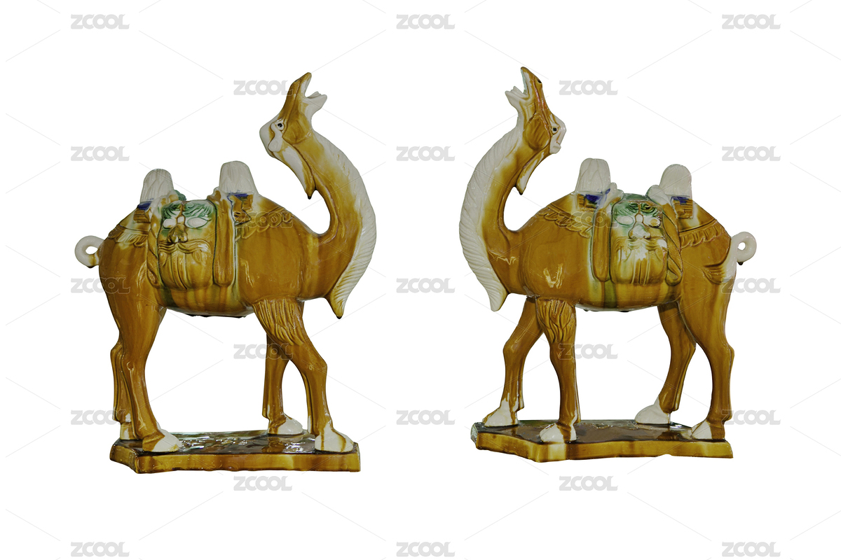 唐三彩駱駝（主預(yù)覽-4045466） - 未分類 - 站酷設(shè)計師贊贊尼原創(chuàng)素材 - 站酷ZCOOL