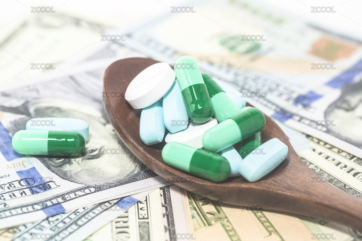膠囊、藥片、藥品與美金和硬幣放在一起，醫(yī)療健康，醫(yī)保概念創(chuàng)意圖（主預(yù)覽-5784582） - 未分類(lèi) - 站酷設(shè)計(jì)師hqrloveq原創(chuàng)素材 - 站酷ZCOOL