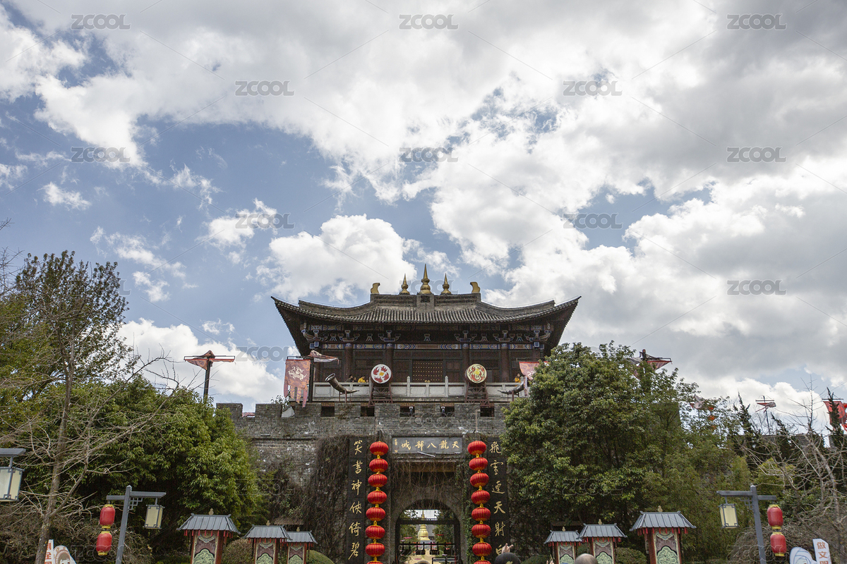 云南大理天龙八部影视城城门（主预览-8060239） - 未分类 - 站酷设计师fengfeng7210原创素材 - 站酷ZCOOL