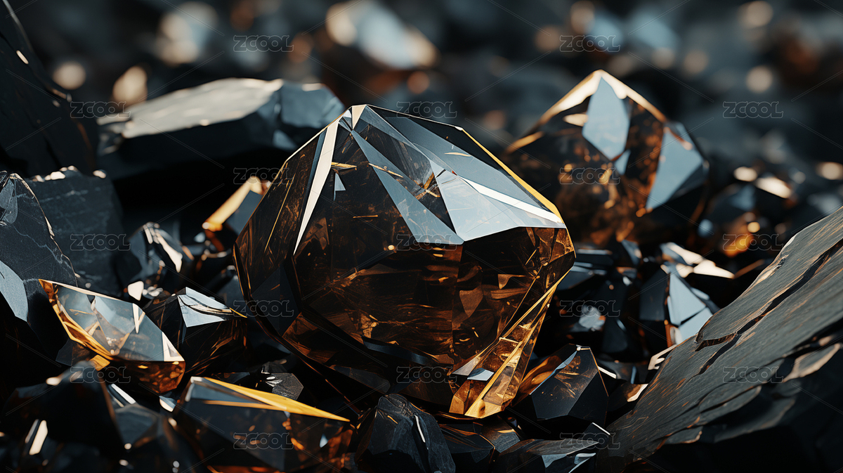 黑色水晶石（主預覽-2595690） - 未分類 - 站酷設計師麥田run原創(chuàng)素材 - 站酷ZCOOL