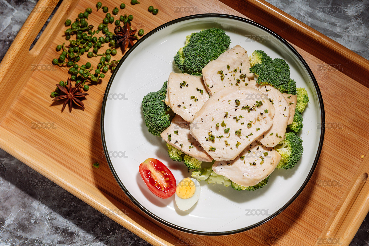 一盤西蘭花青椒低脂雞胸肉健身品特寫（主預(yù)覽-4460231） - 未分類 - 站酷設(shè)計師otherthink原創(chuàng)素材 - 站酷ZCOOL