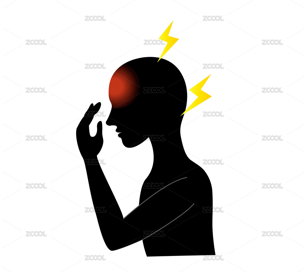頭疼人物剪影輪廓（主預(yù)覽-509286） - 未分類 - 站酷設(shè)計(jì)師suma_illustrator原創(chuàng)素材 - 站酷ZCOOL