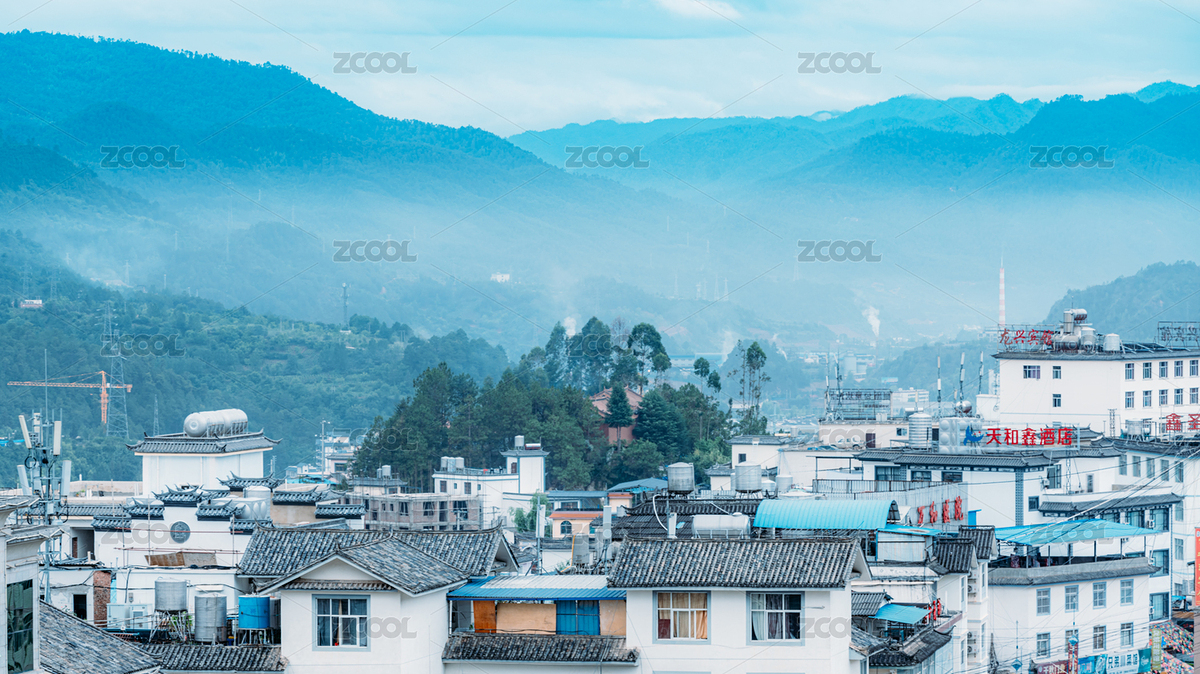 中國云南怒江傈僳族自治州蘭坪縣城市風光（主預(yù)覽-229904） - 未分類 - 站酷設(shè)計師過長城原創(chuàng)素材 - 站酷ZCOOL