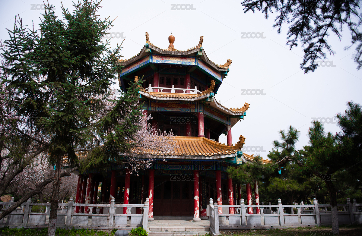 春天的伊通河松涛阁（主预览-6435149） - 未分类 - 站酷设计师娜么自然原创素材 - 站酷ZCOOL