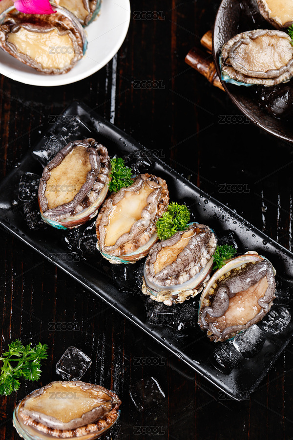 黑底上放著一盤活凍鮑魚（主預(yù)覽-8646650） - 未分類 - 站酷設(shè)計(jì)師PAOPAO攝影工作室原創(chuàng)素材 - 站酷ZCOOL