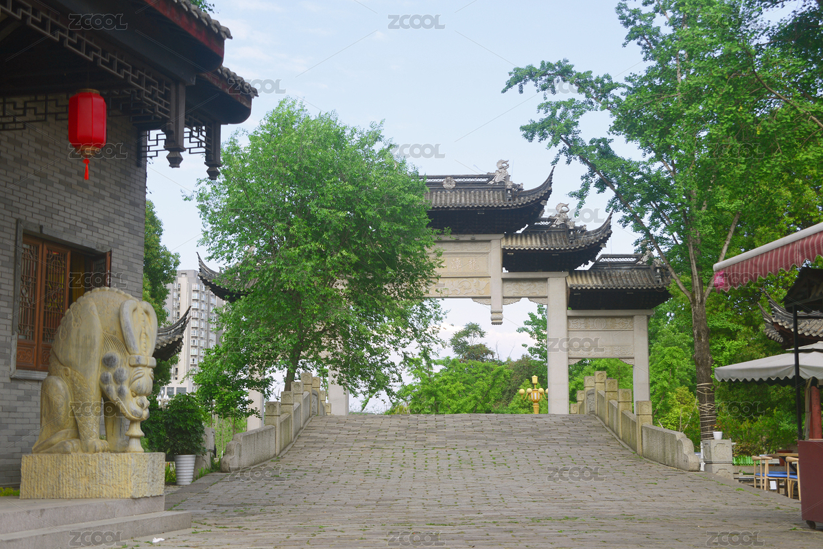 中國四川成都龍?zhí)端l(xiāng)中式建筑 過街牌坊（主預(yù)覽-8977133） - 未分類 - 站酷設(shè)計師無題圖原創(chuàng)素材 - 站酷ZCOOL