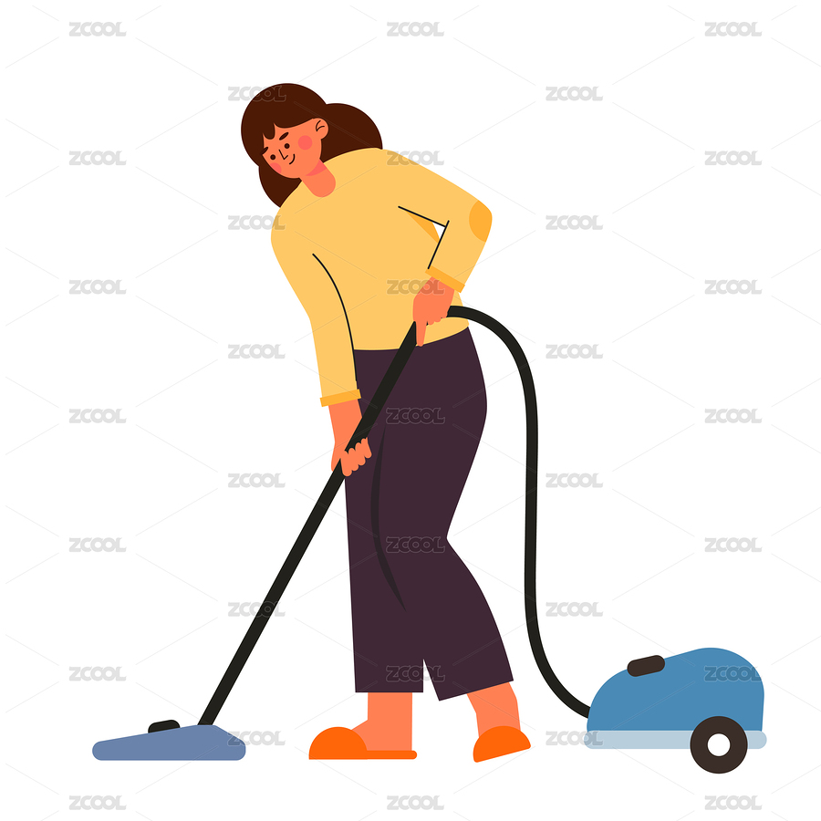 拖地的家庭主婦矢量插畫（主預(yù)覽-5850646） - 未分類 - 站酷設(shè)計師jingzheer原創(chuàng)素材 - 站酷ZCOOL