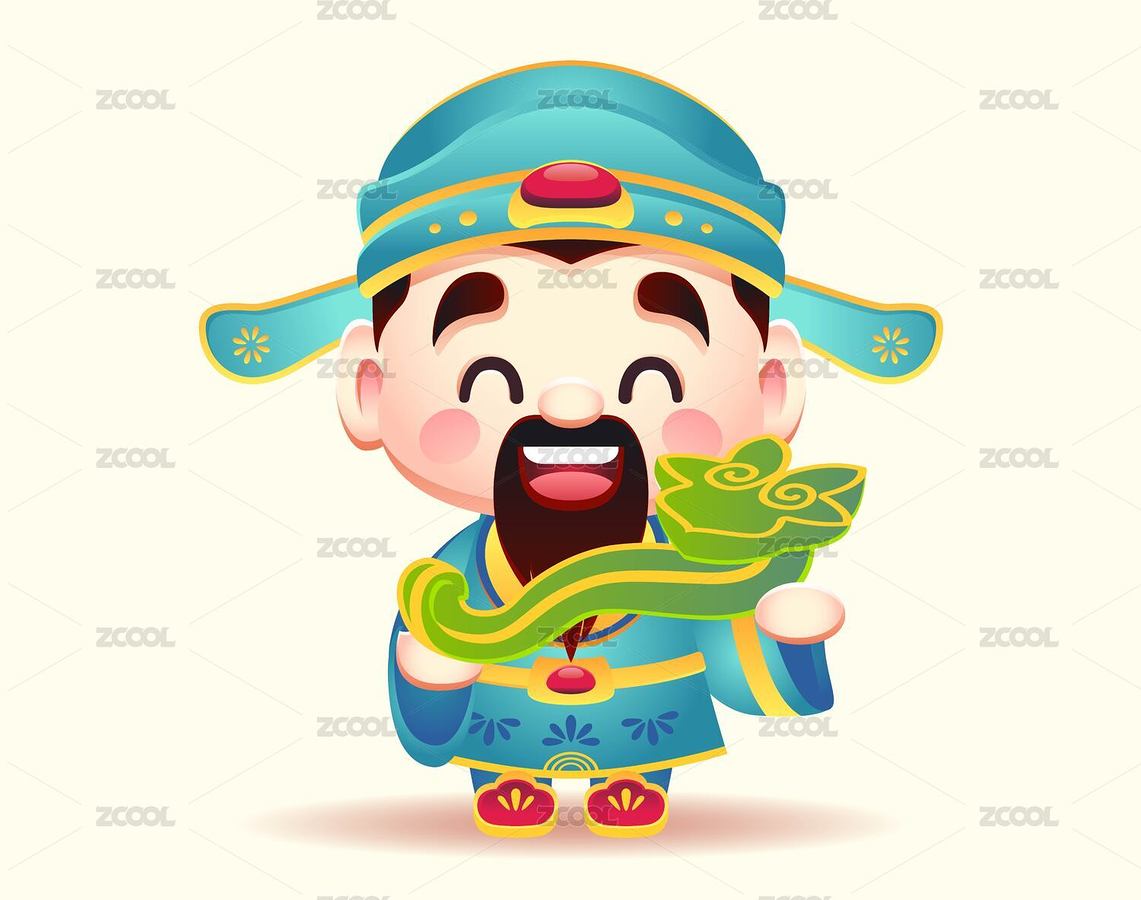 福禄寿禄星卡通人物（主预览-1522196） - 未分类 - 站酷设计师麦兜兜左卫门原创素材 - 站酷ZCOOL