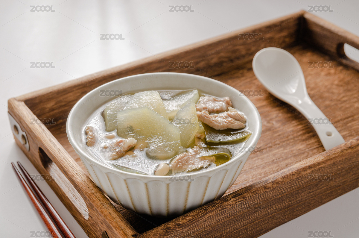 一碗清熱祛濕的家常菜冬瓜海帶瘦肉湯（主預(yù)覽-806368） - 未分類 - 站酷設(shè)計(jì)師今日吃魚原創(chuàng)素材 - 站酷ZCOOL