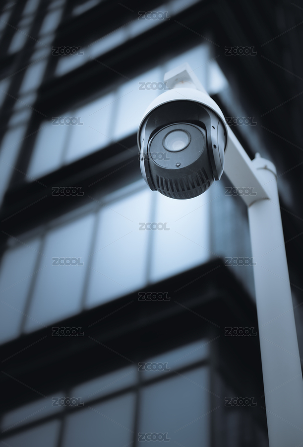高層商務區(qū)建筑前的安全監(jiān)控攝像頭（主預覽-2780413） - 未分類 - 站酷設計師憶江原創(chuàng)素材 - 站酷ZCOOL