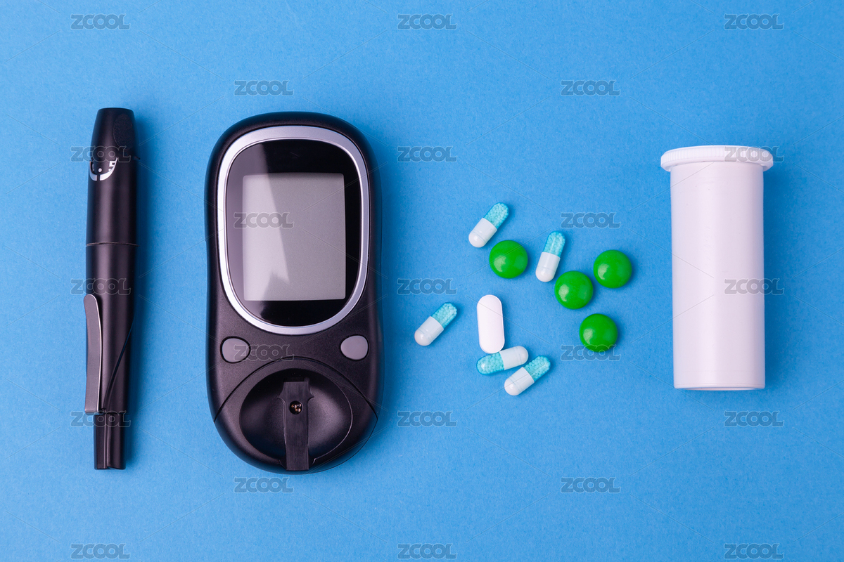 血糖儀和藥品（主預(yù)覽-6575356） - 未分類 - 站酷設(shè)計(jì)師八零后小象原創(chuàng)素材 - 站酷ZCOOL