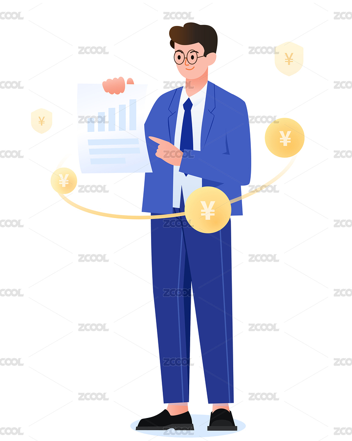 穿西裝的金融男人（主預(yù)覽-8141597） - 未分類 - 站酷設(shè)計師TXTYUAN原創(chuàng)素材 - 站酷ZCOOL