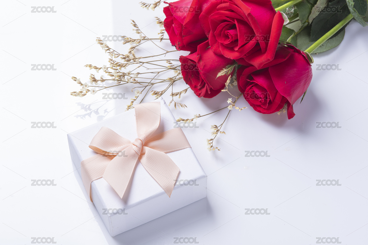 美麗的玫瑰花與禮品盒（主預(yù)覽-6415264） - 未分類 - 站酷設(shè)計(jì)師金翅大鵬原創(chuàng)素材 - 站酷ZCOOL