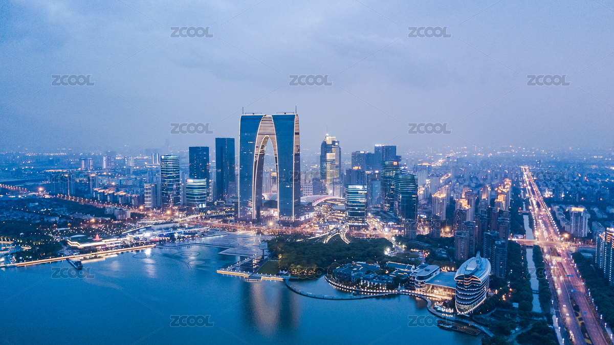 苏州城市建筑夜景风光（主预览-206609） - 未分类 - 站酷设计师snvv原创素材 - 站酷ZCOOL
