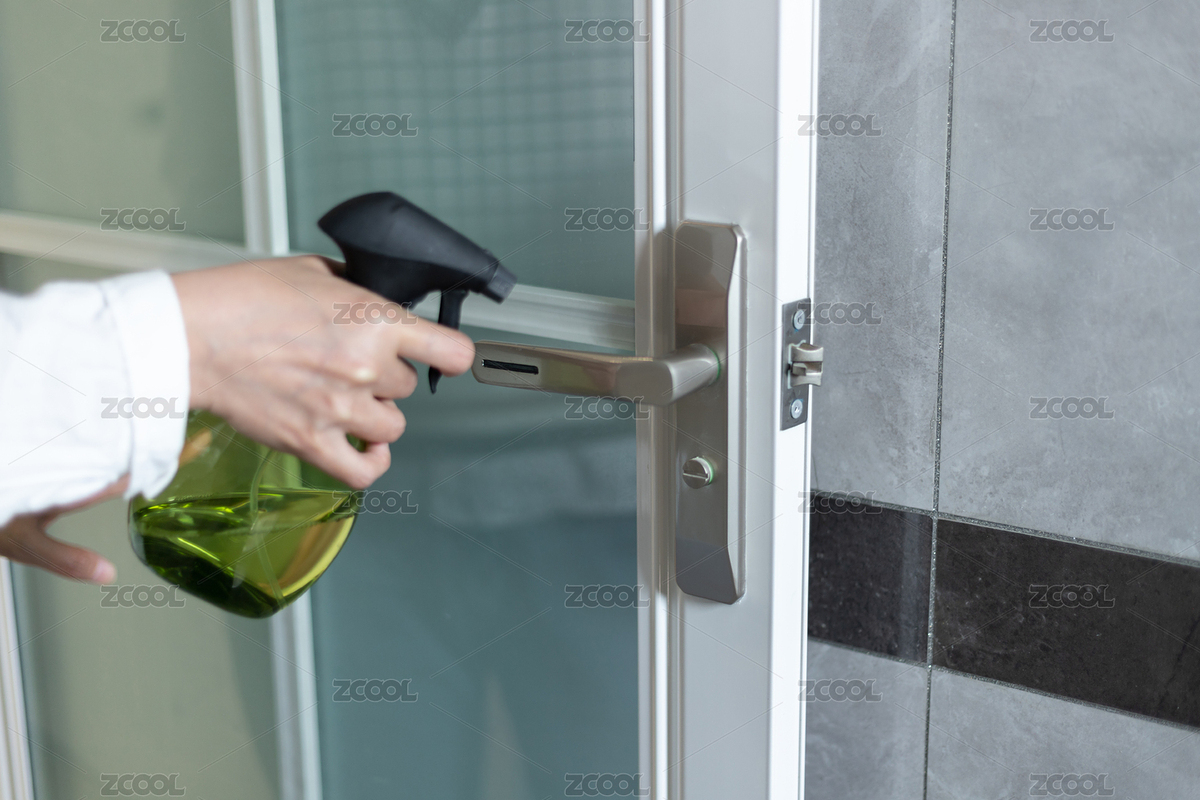 用清新剂清洁门把手（主预览-5396816） - 未分类 - 站酷设计师未&来原创素材 - 站酷ZCOOL