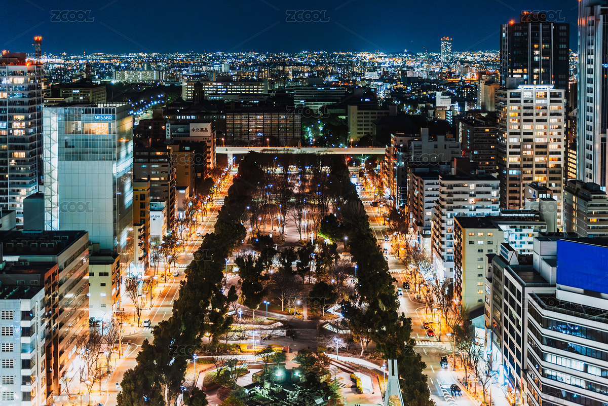 名古屋城市夜景（主預(yù)覽-6542091） - 未分類 - 站酷設(shè)計(jì)師王韜Alex原創(chuàng)素材 - 站酷ZCOOL