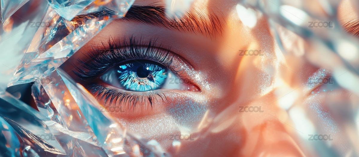 璀璨繽紛眼睛特寫海報（主預(yù)覽-5717836） - 未分類 - 站酷設(shè)計師錦渡原創(chuàng)素材 - 站酷ZCOOL