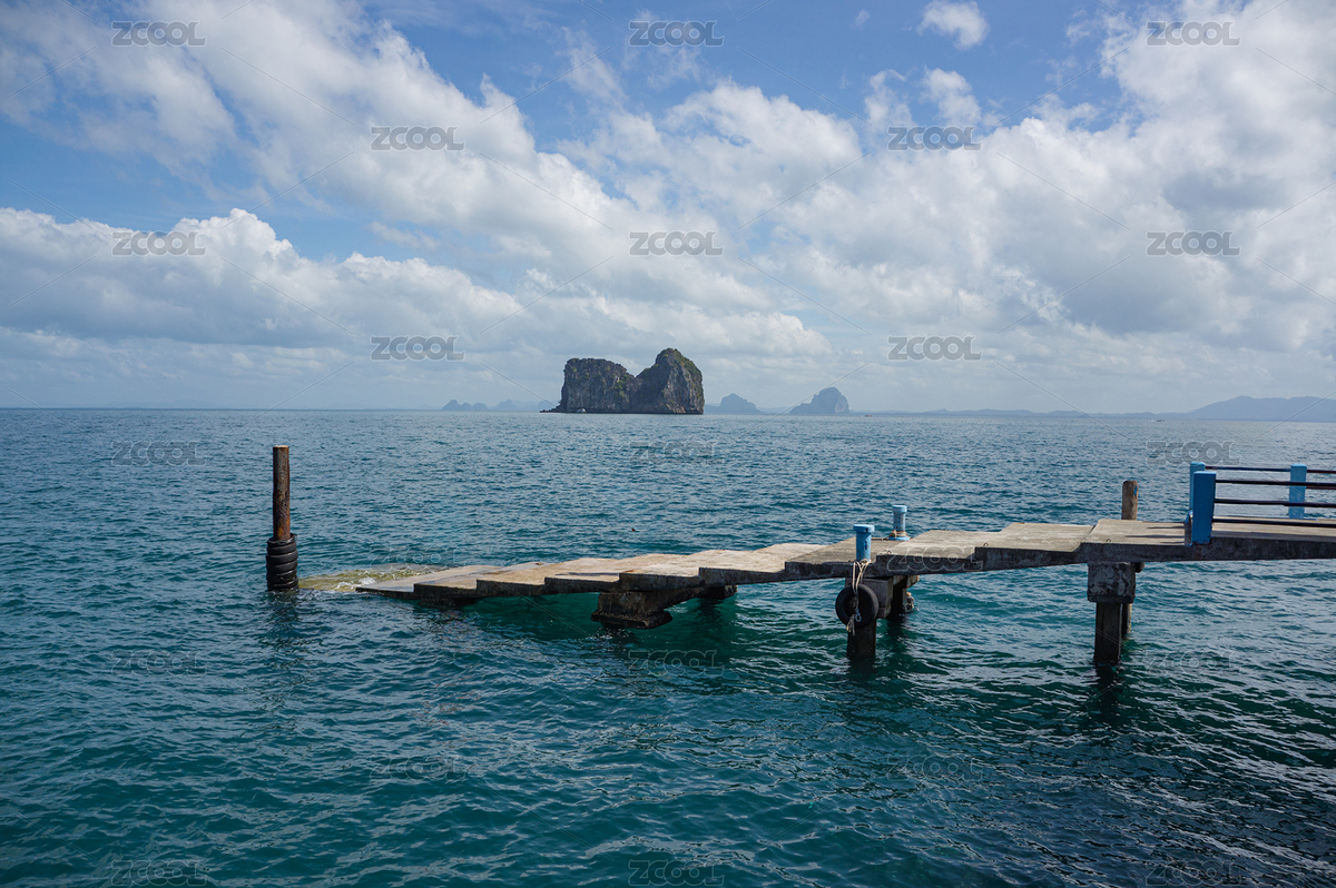 泰國甲米探到海中央的船塢碼頭（主預(yù)覽-3597409） - 未分類 - 站酷設(shè)計(jì)師stocktanx原創(chuàng)素材 - 站酷ZCOOL