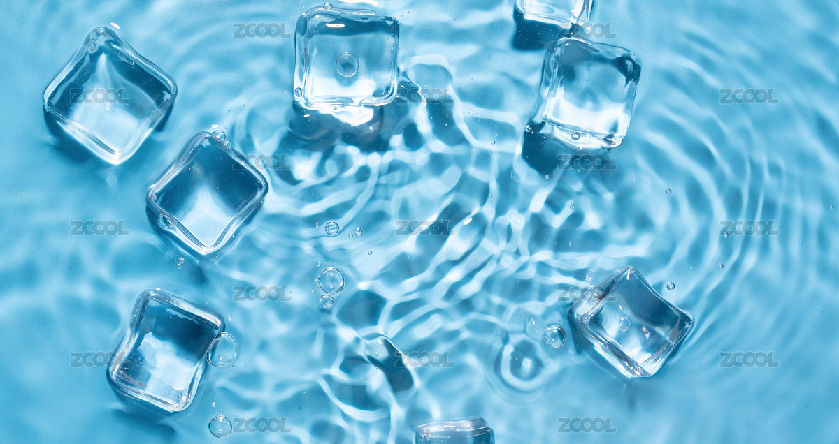 夏日清涼冰塊水背景（主預(yù)覽-6970297） - 未分類 - 站酷設(shè)計(jì)師平和的總是美好的原創(chuàng)素材 - 站酷ZCOOL