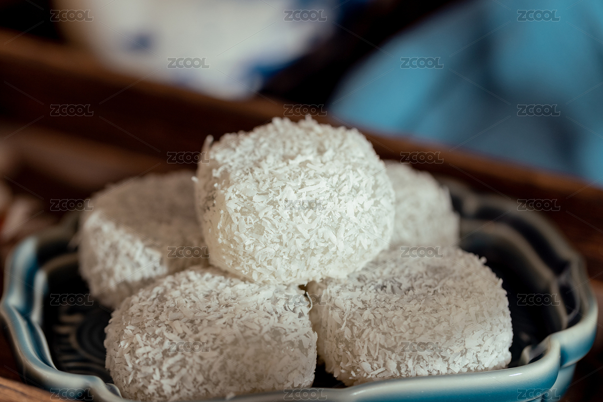 中國傳統(tǒng)點(diǎn)心椰絲麻薯糯米年糕（主預(yù)覽-3344963） - 未分類 - 站酷設(shè)計(jì)師timekeep原創(chuàng)素材 - 站酷ZCOOL